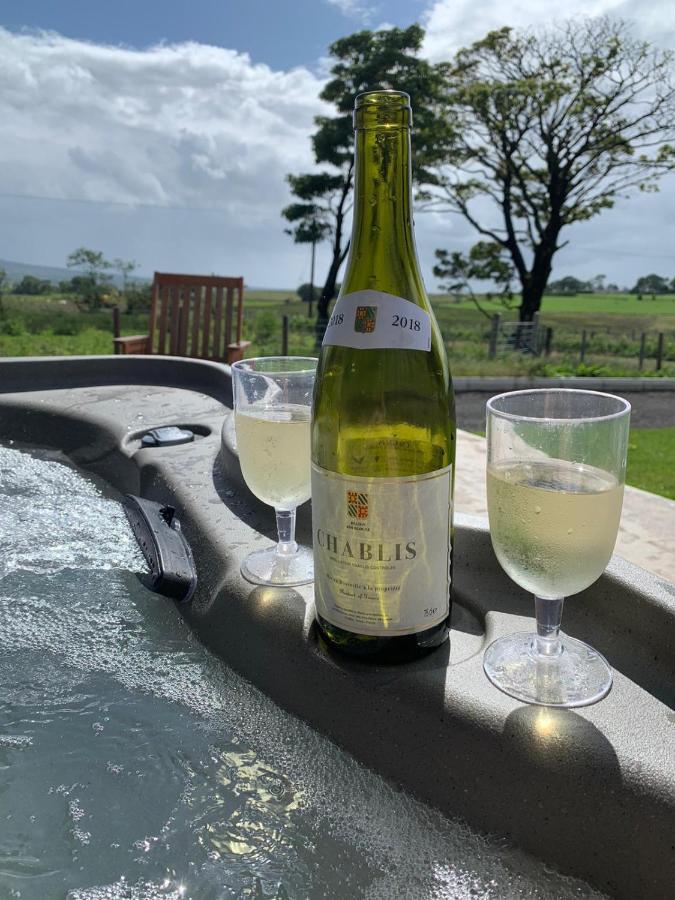 Deerfin Rentals Private Chalet With Hot Tub Ballymena Esterno foto