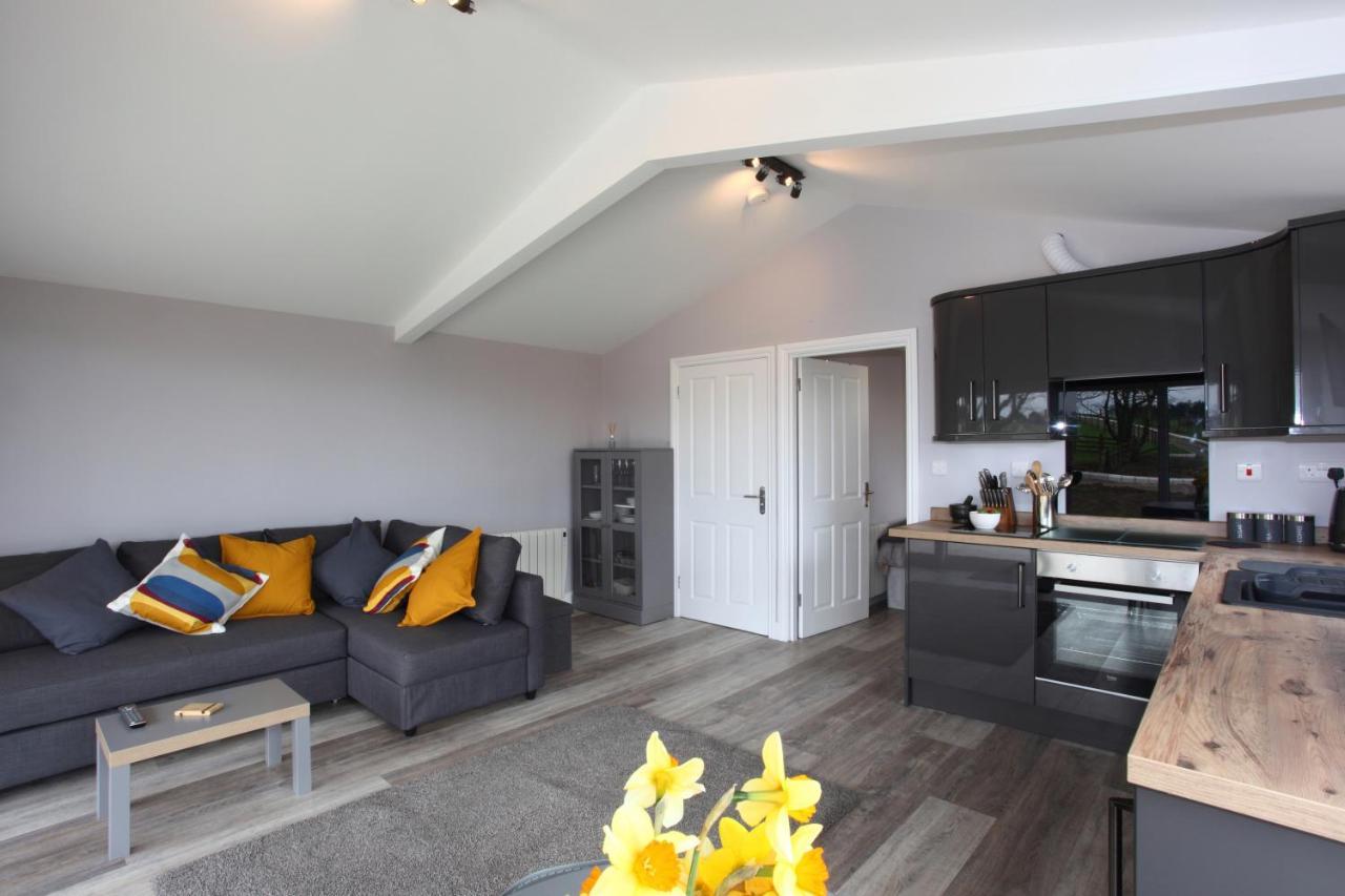 Deerfin Rentals Private Chalet With Hot Tub Ballymena Esterno foto